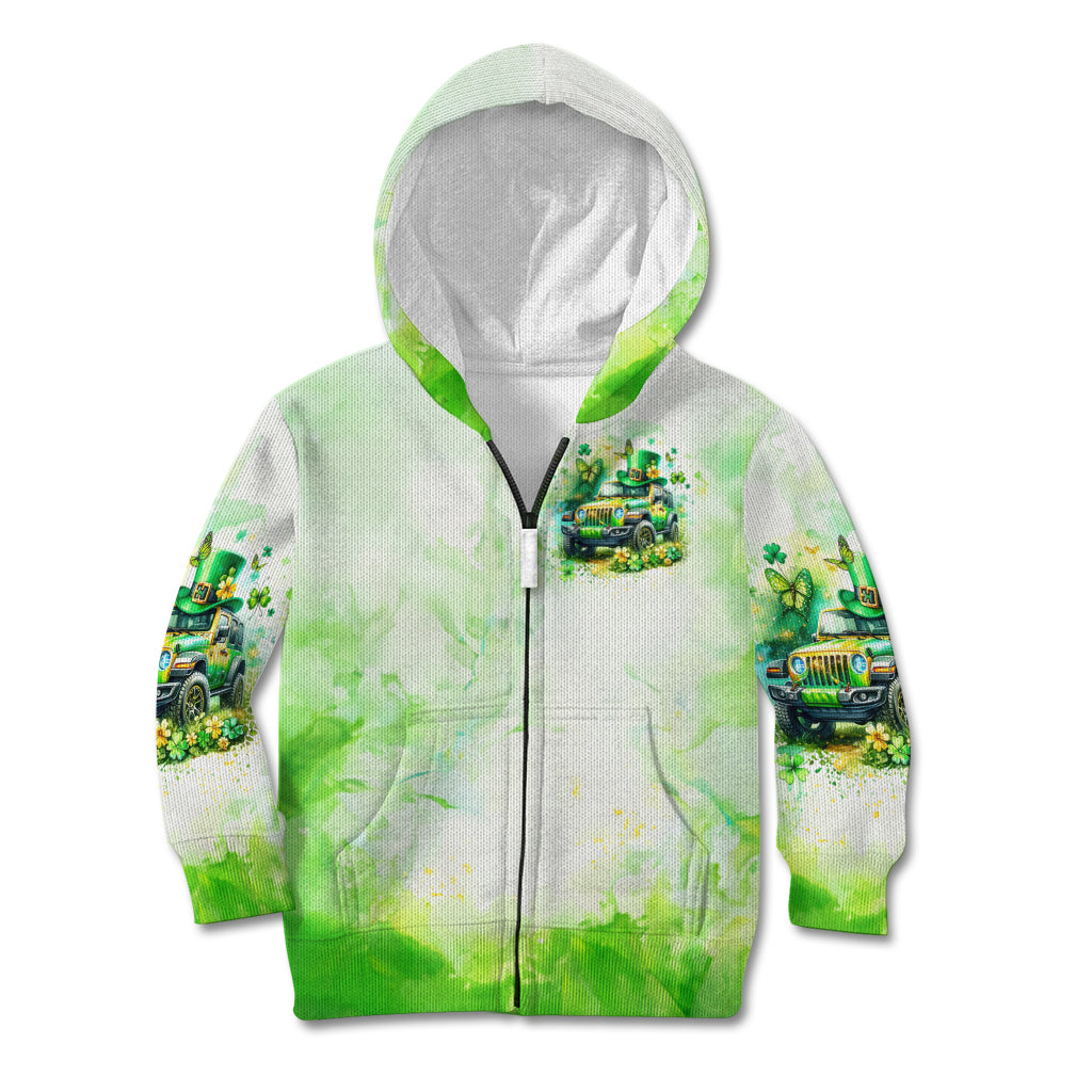 Irish Jeep Kid Hoodie Jeep Girl