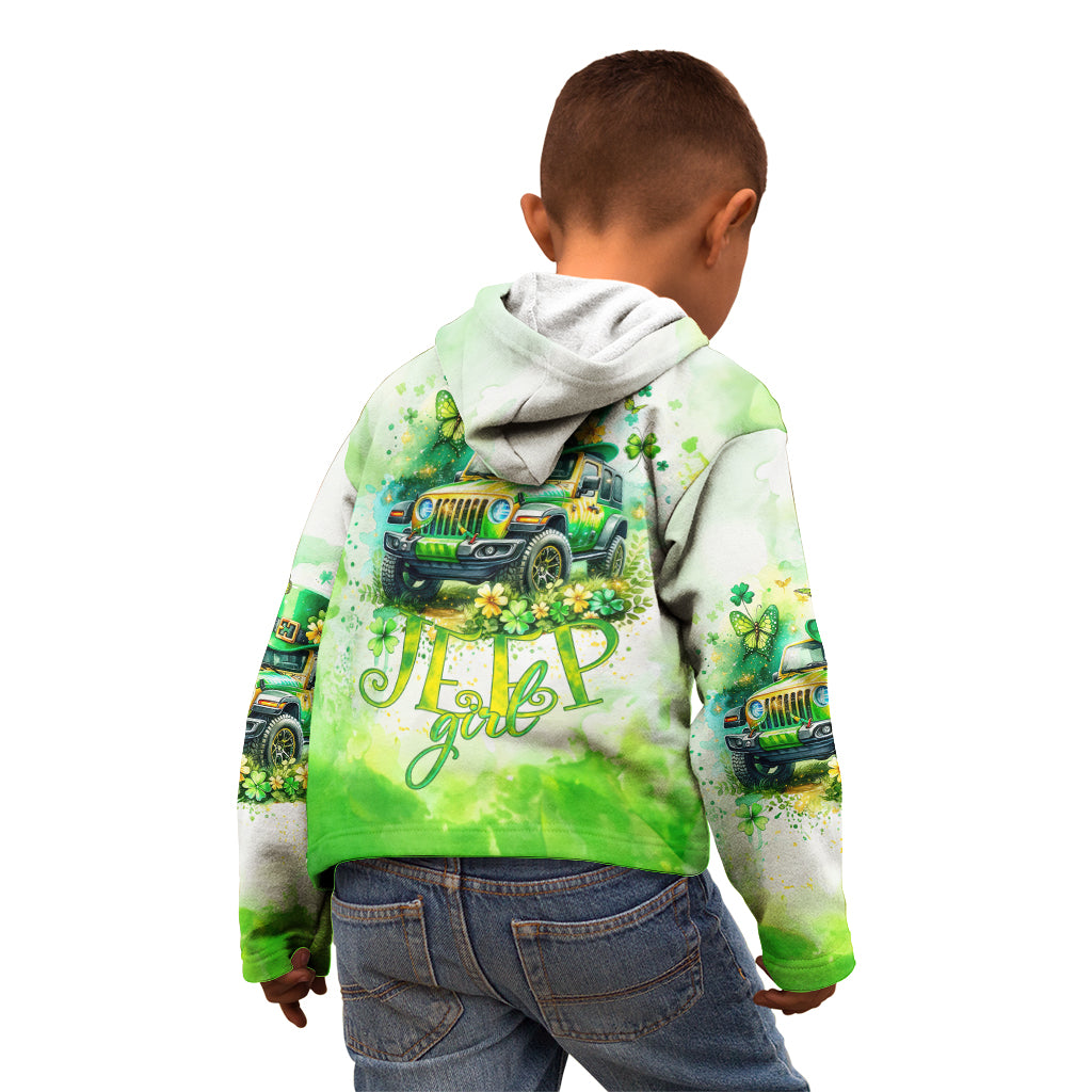 Irish Jeep Kid Hoodie Jeep Girl