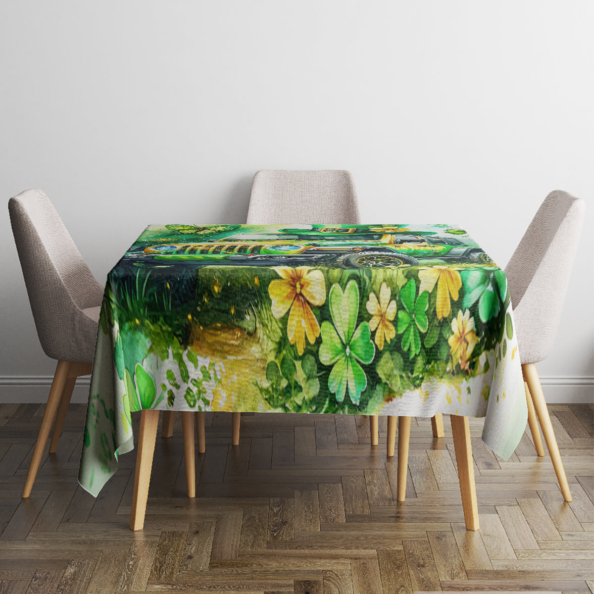 Irish Jeep Tablecloth Jeep Girl