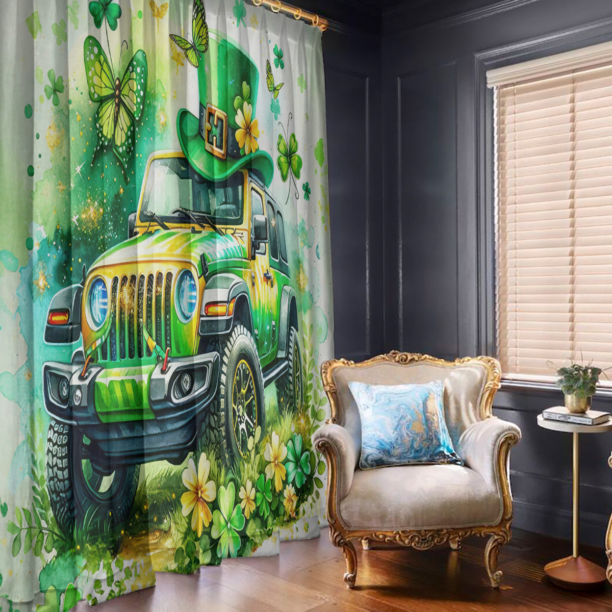 Irish Jeep Window Curtain Jeep Girl