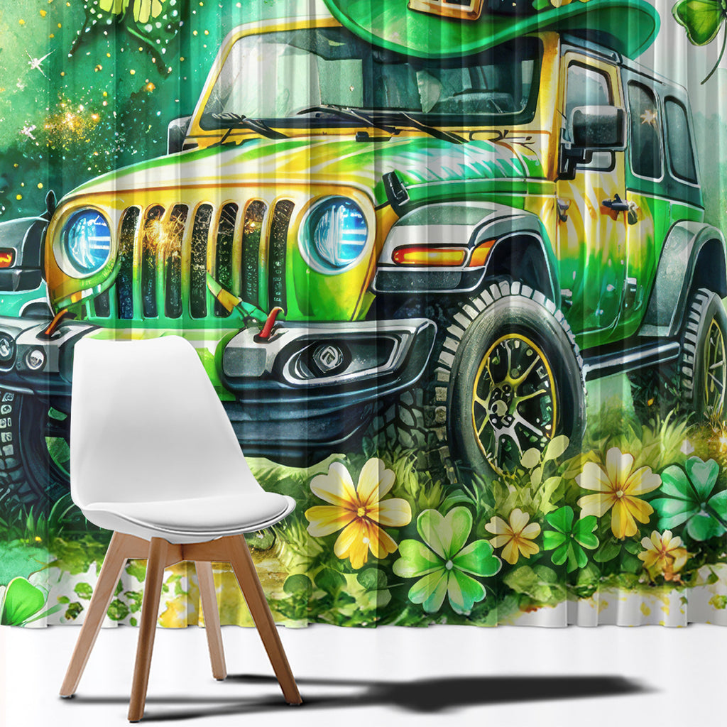 Irish Jeep Window Curtain Jeep Girl
