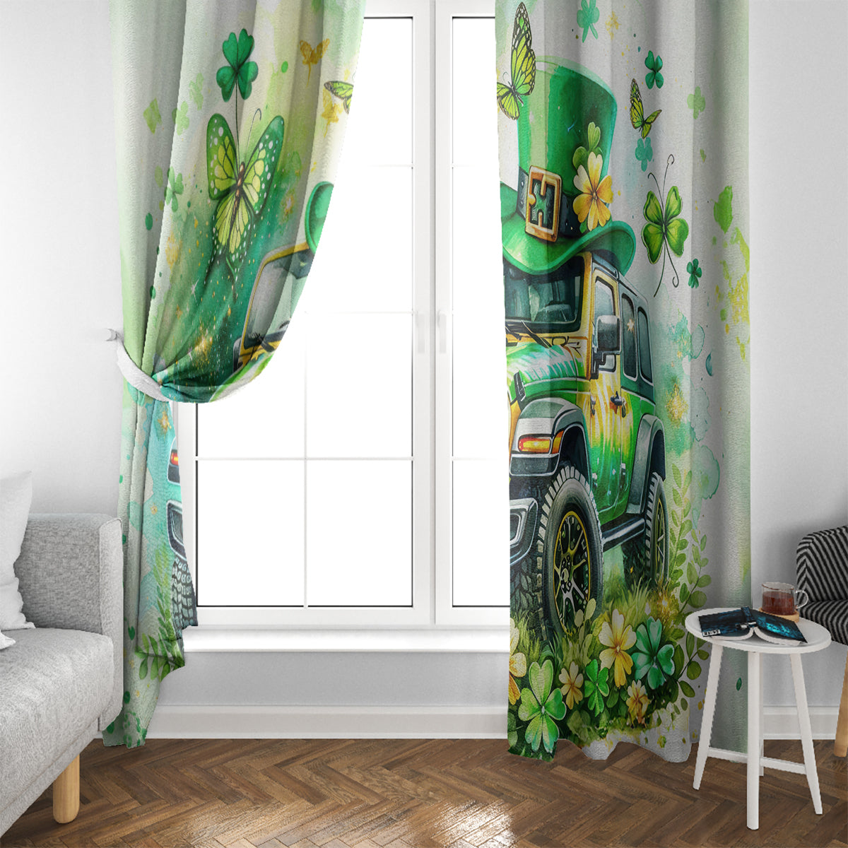 Irish Jeep Window Curtain Jeep Girl