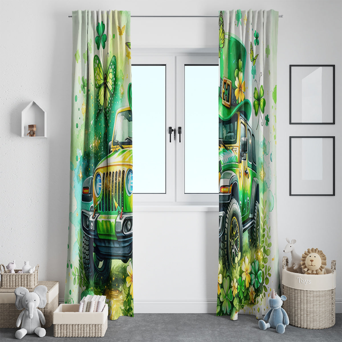 Irish Jeep Window Curtain Jeep Girl