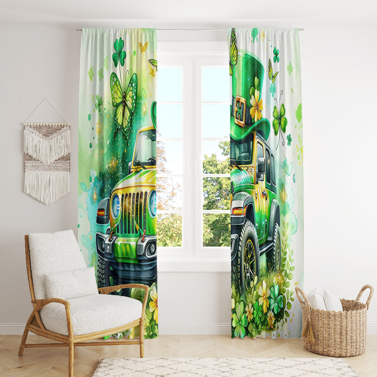 Irish Jeep Window Curtain Jeep Girl