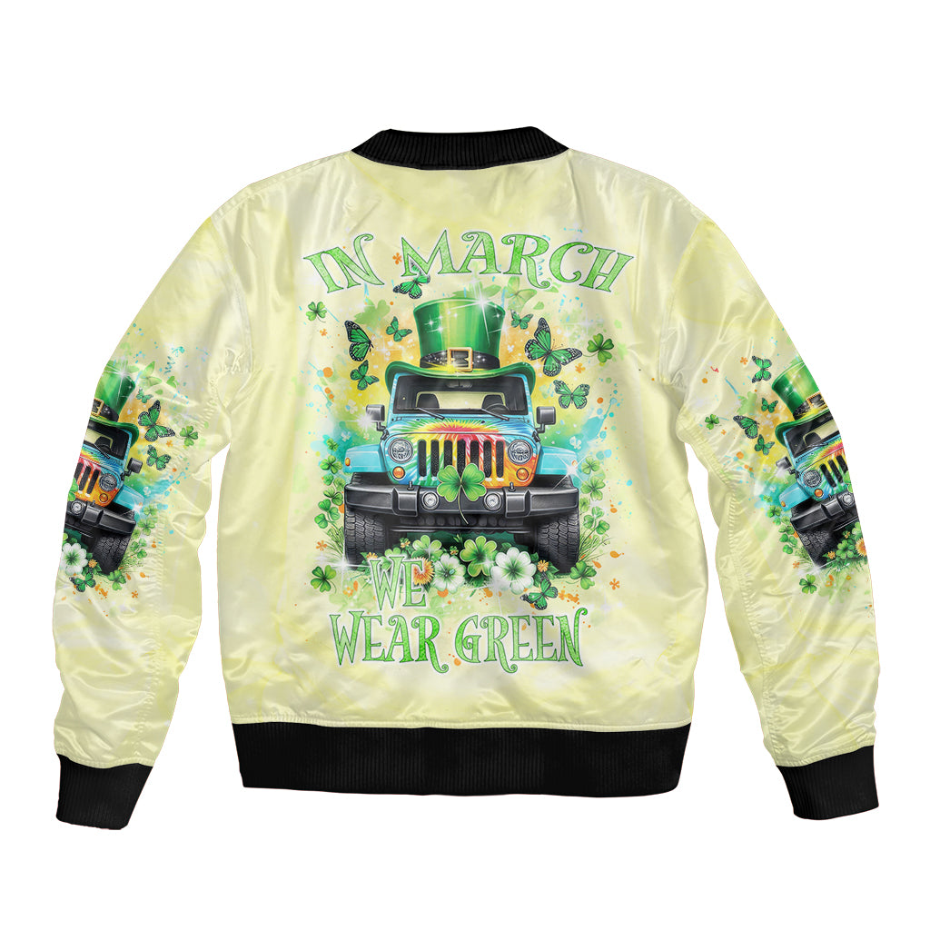 Irish Jeep Bomber Jacket In March We Wear Green