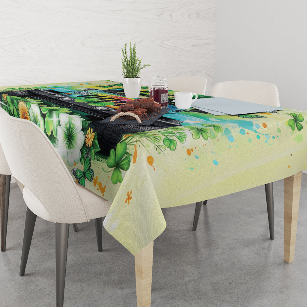 Irish Jeep Tablecloth In March We Wear Green