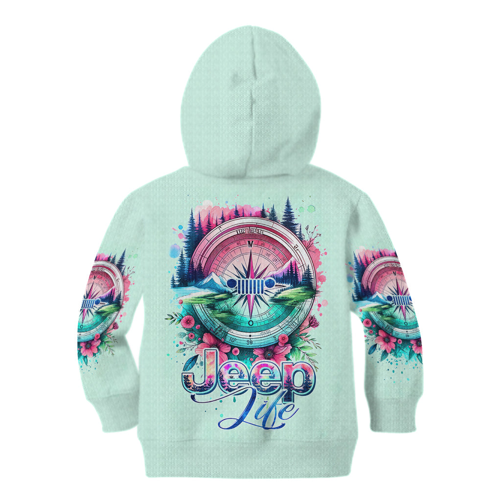 Jeep Life Kid Hoodie Compass Jeep