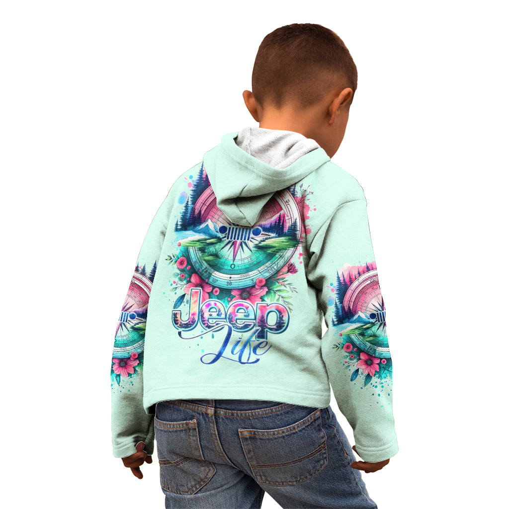 Jeep Life Kid Hoodie Compass Jeep