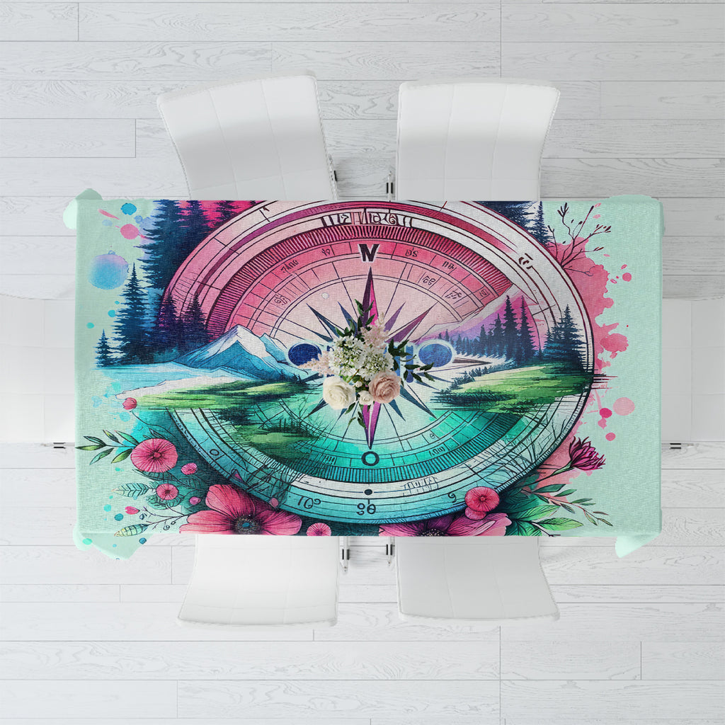Jeep Life Tablecloth Compass Jeep