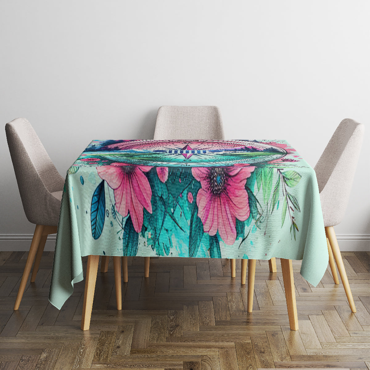 Jeep Life Tablecloth Compass Jeep