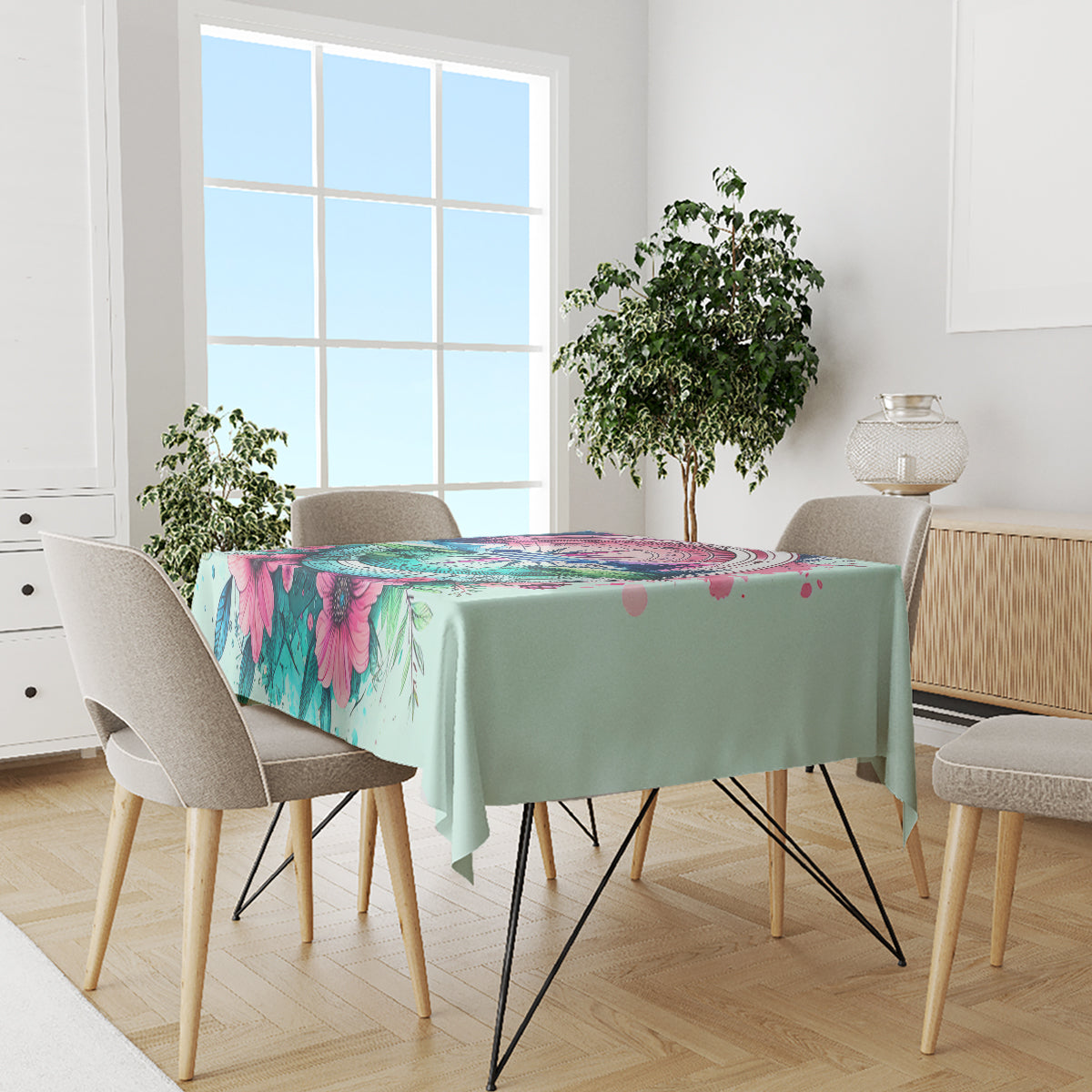 Jeep Life Tablecloth Compass Jeep