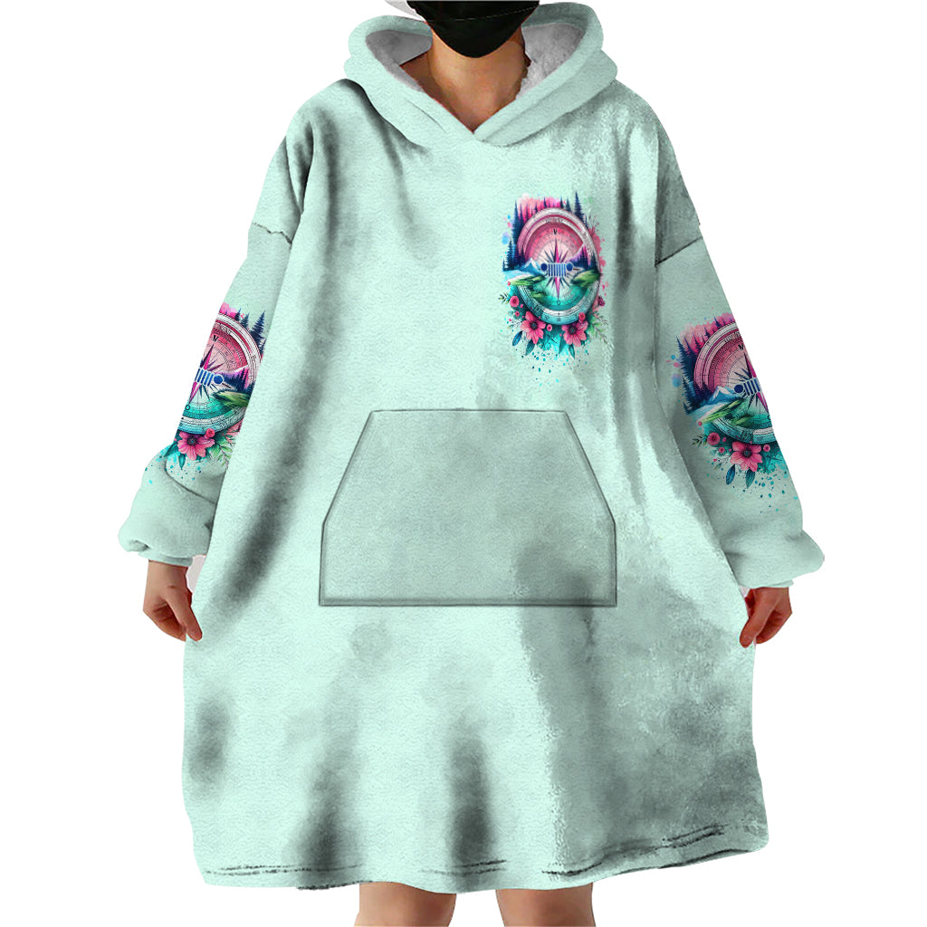 Jeep Life Wearable Blanket Hoodie Compass Jeep