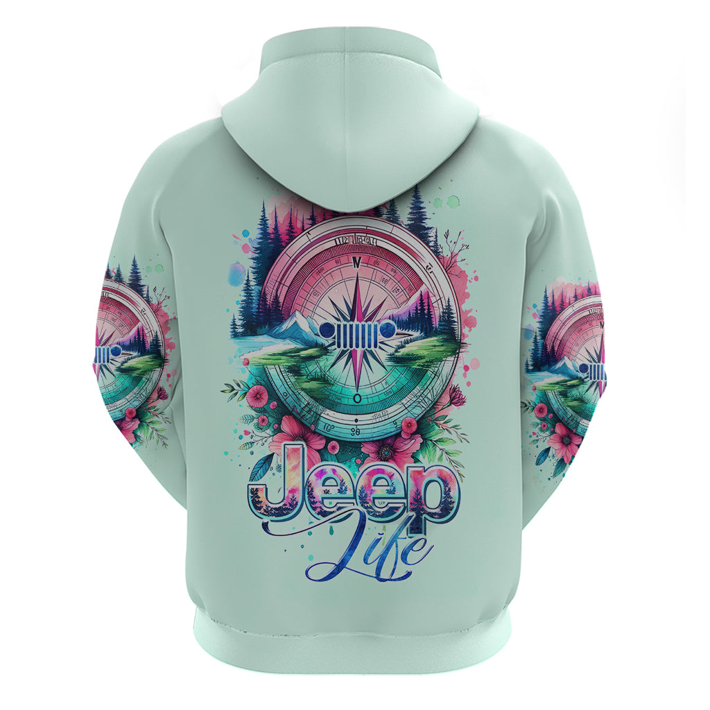 Jeep Life Zip Hoodie Compass Jeep