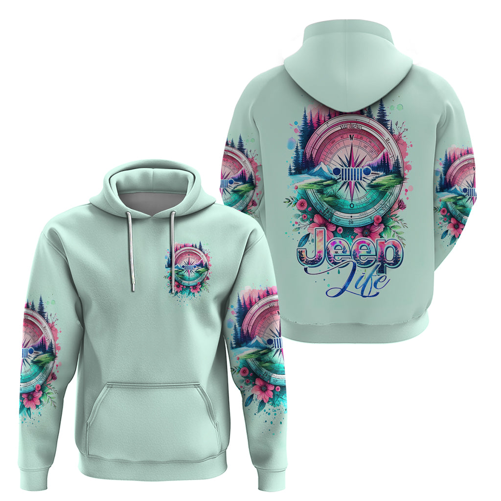 Jeep Life Zip Hoodie Compass Jeep