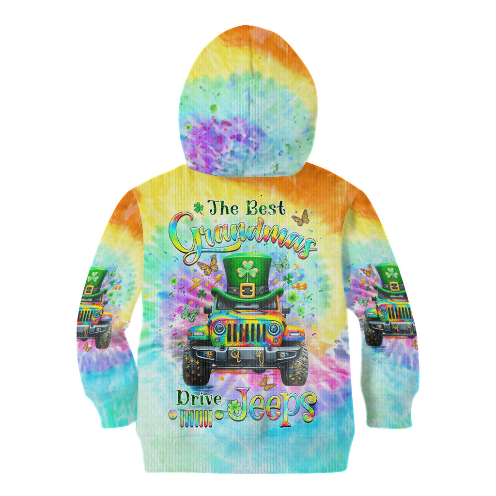 Irish Jeep Kid Hoodie The Best Grandmas Drive Jeeps