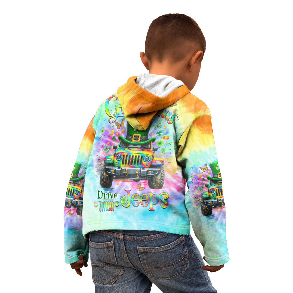 Irish Jeep Kid Hoodie The Best Grandmas Drive Jeeps