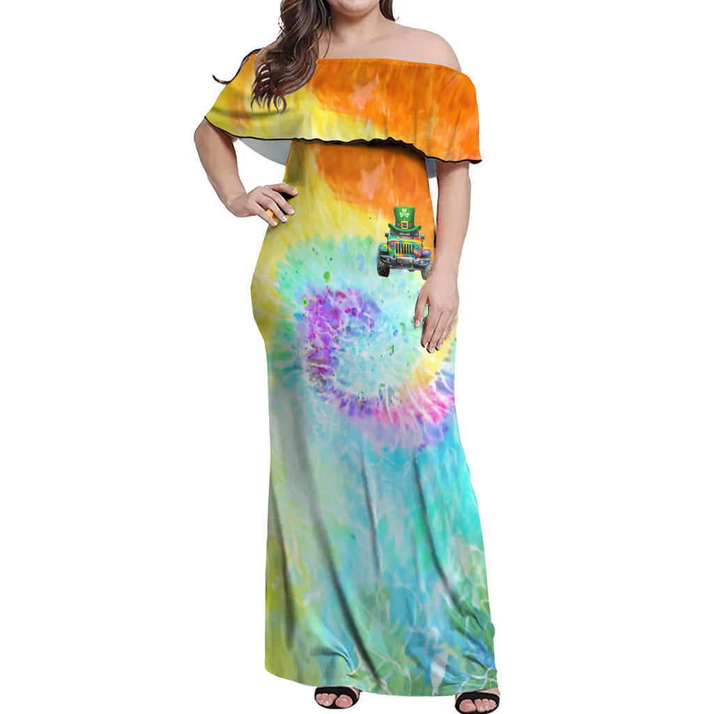 Irish Jeep Off Shoulder Maxi Dress The Best Grandmas Drive Jeeps