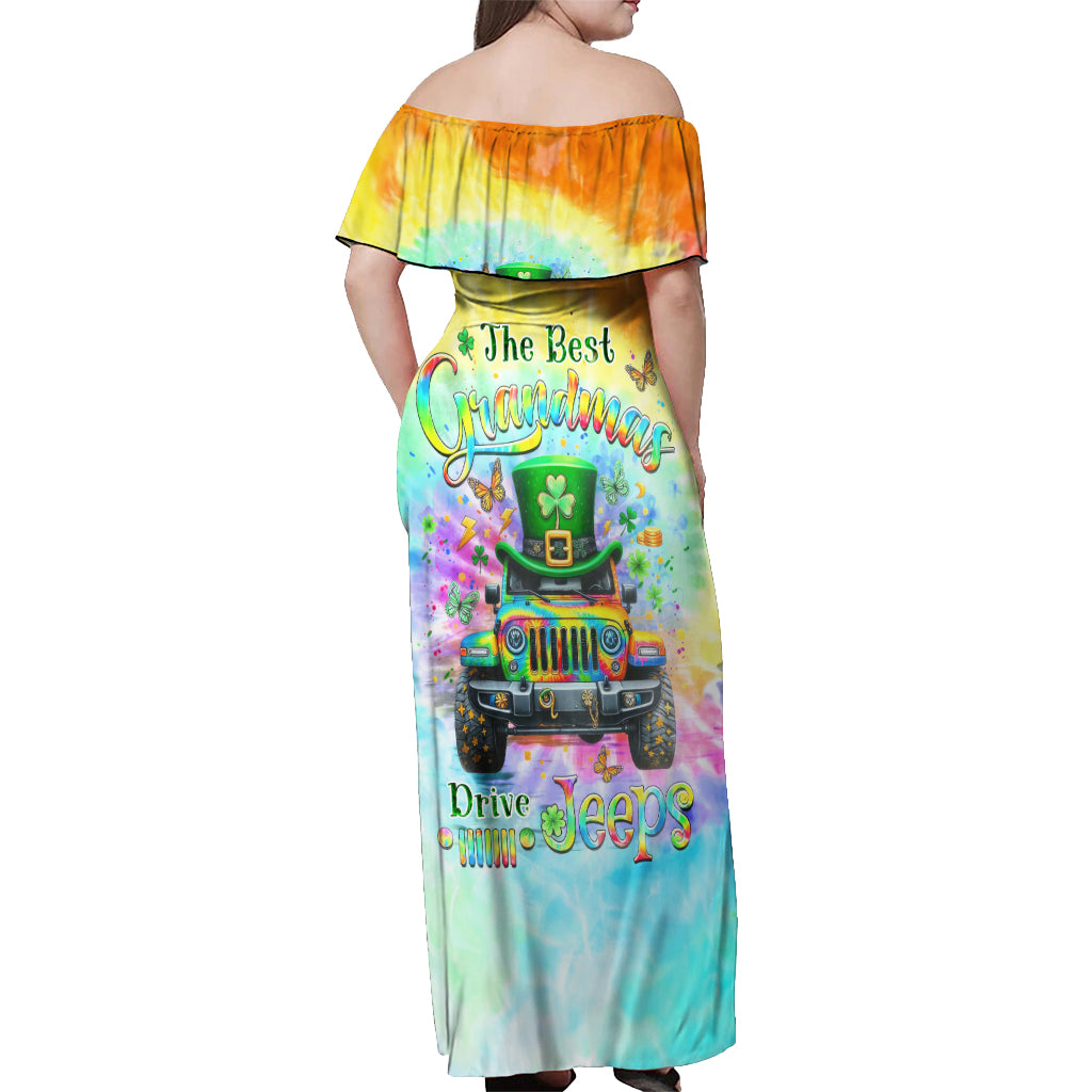 Irish Jeep Off Shoulder Maxi Dress The Best Grandmas Drive Jeeps