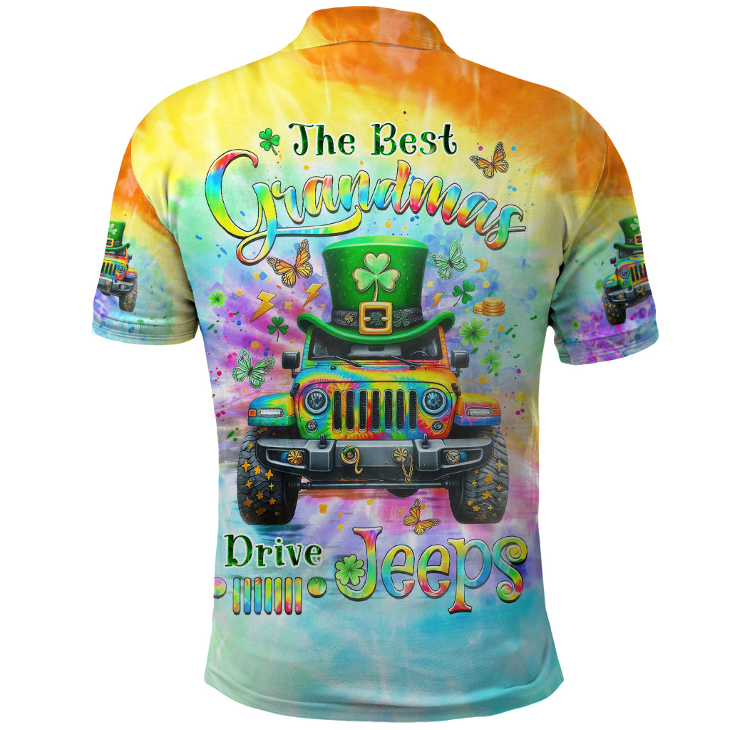 Irish Jeep Polo Shirt The Best Grandmas Drive Jeeps