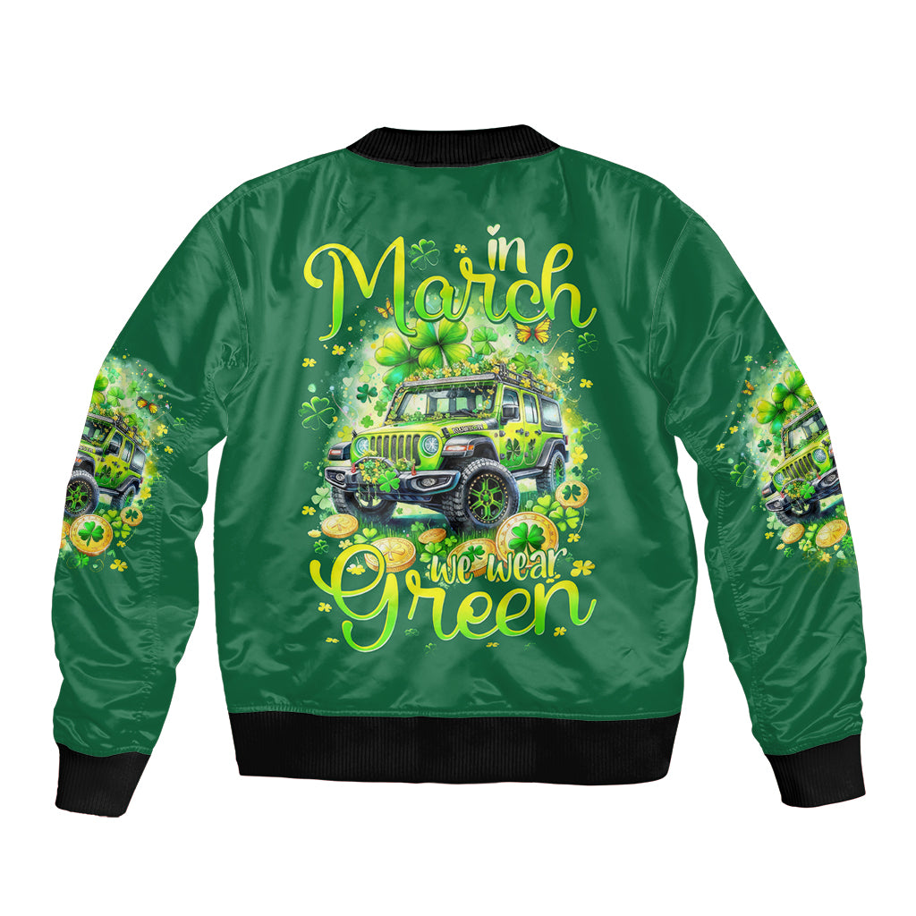 Irish Jeep Bomber Jacket In March We Wear Green