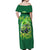 Irish Jeep Off Shoulder Maxi Dress In March We Wear Green