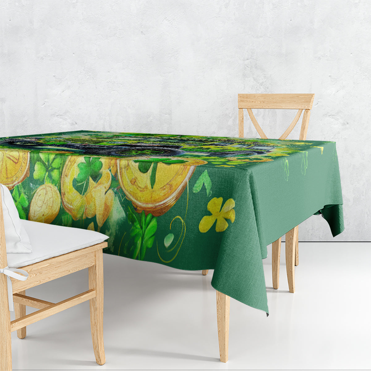 Irish Jeep Tablecloth In March We Wear Green