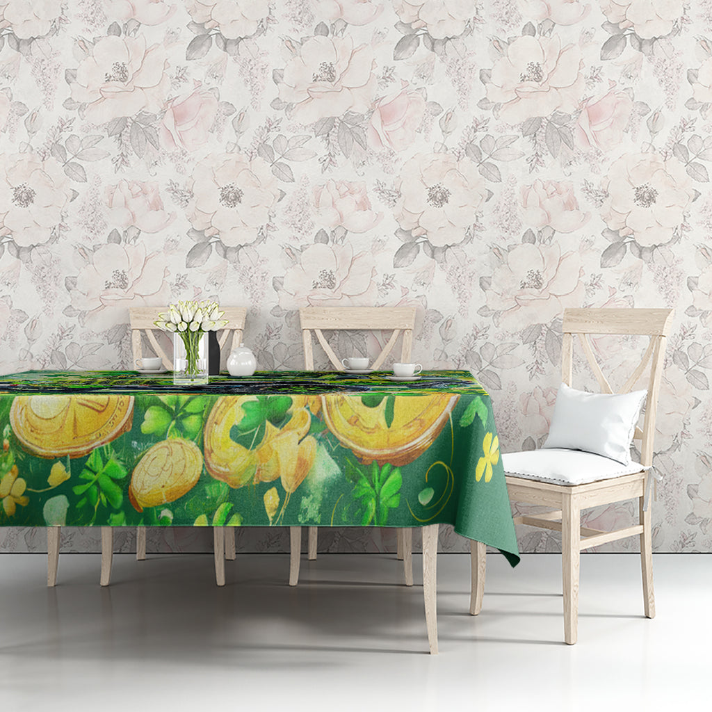 Irish Jeep Tablecloth In March We Wear Green