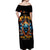 Flame Skull Off Shoulder Maxi Dress When I Was Born The Devil Said Ohh Shit Competition