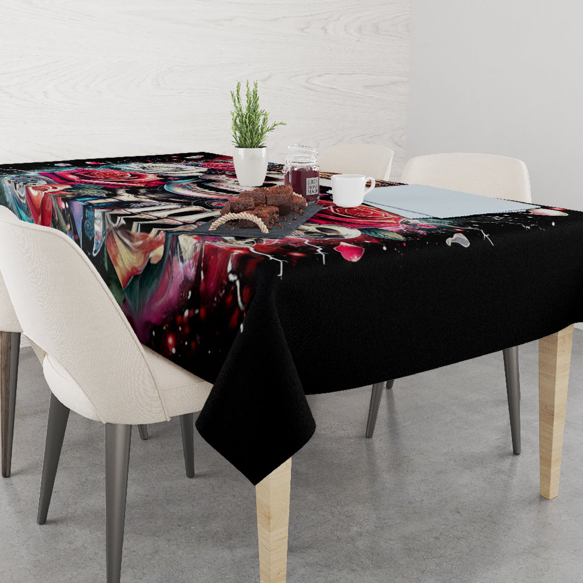 Queen Skull Tablecloth Bitch I'm Not A Princess I'm The Fucking Queen