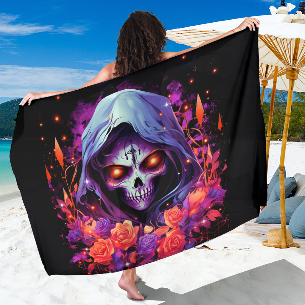 Rose Skull Sarong F Bomb Mom I Sprinkle That Shit Like Confetti
