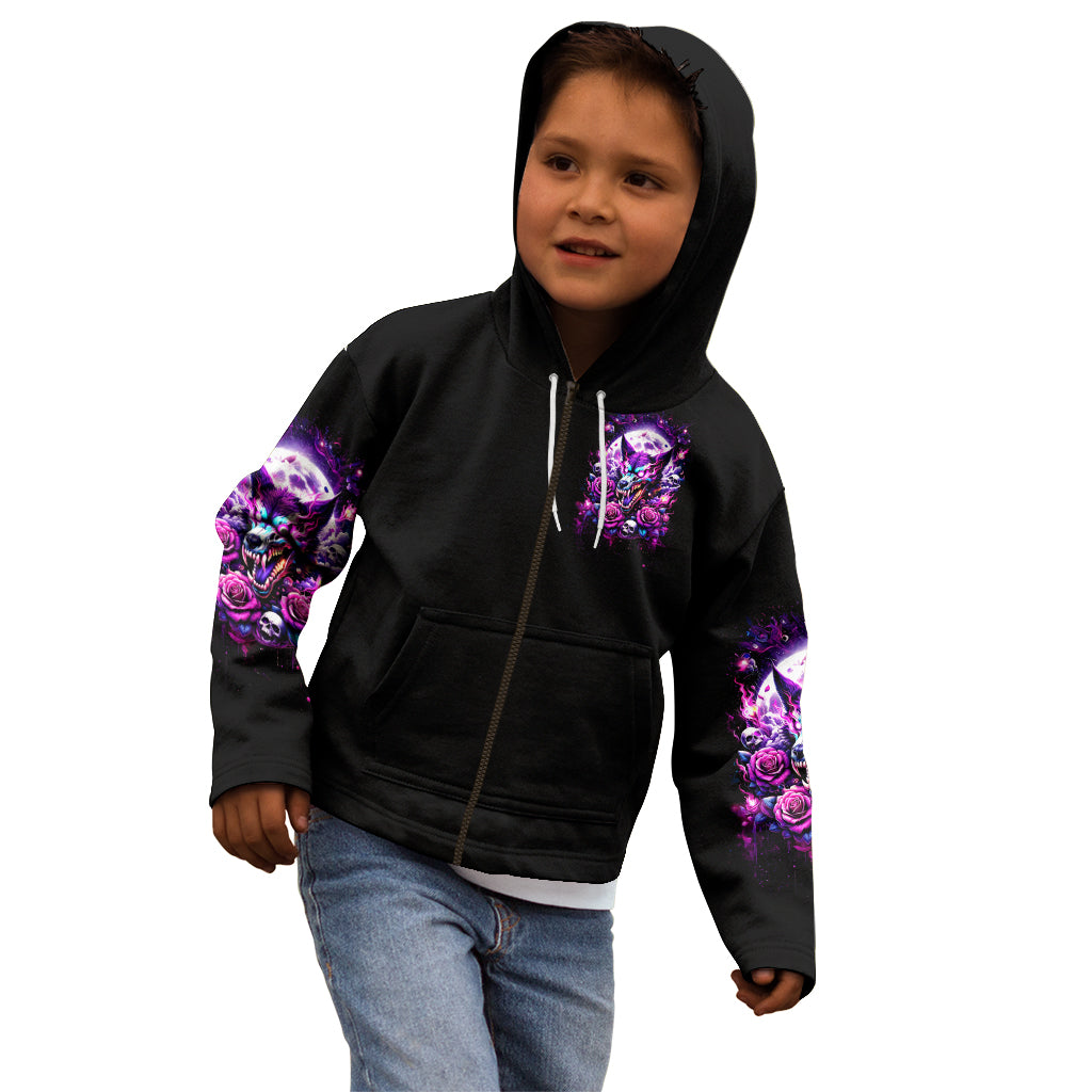 Rose Wolf Kid Hoodie I May Not Be Perfect But At Least I'm Not You
