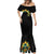 Sunflower Skull Mermaid Dress I'm Blunt Because God Rolled Me That Way
