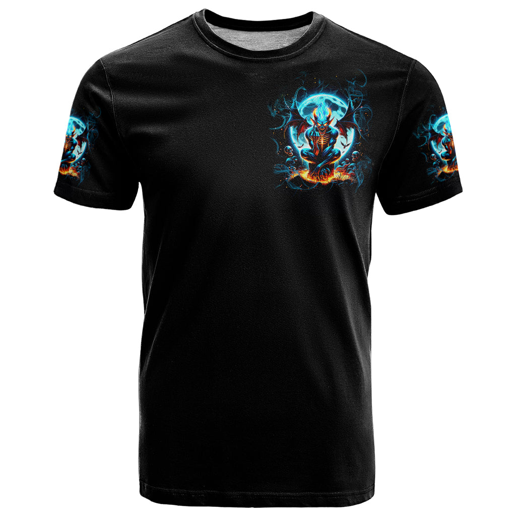 Devil Skull T Shirt One Day I'm Gonna Just Say And Let My Demons Out Play