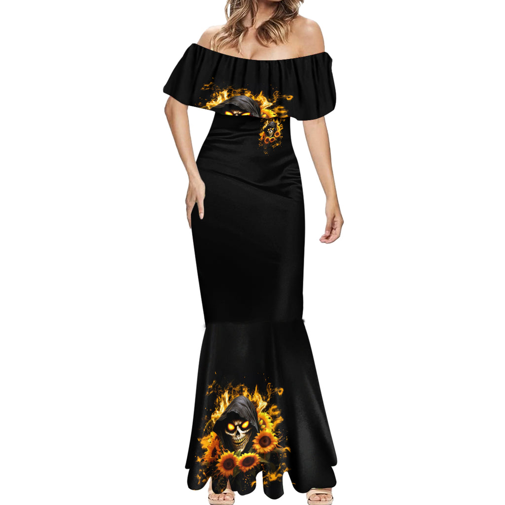 Sunflower Skull Mermaid Dress Assuming I Was Like Most Girls Was Your First Mistake
