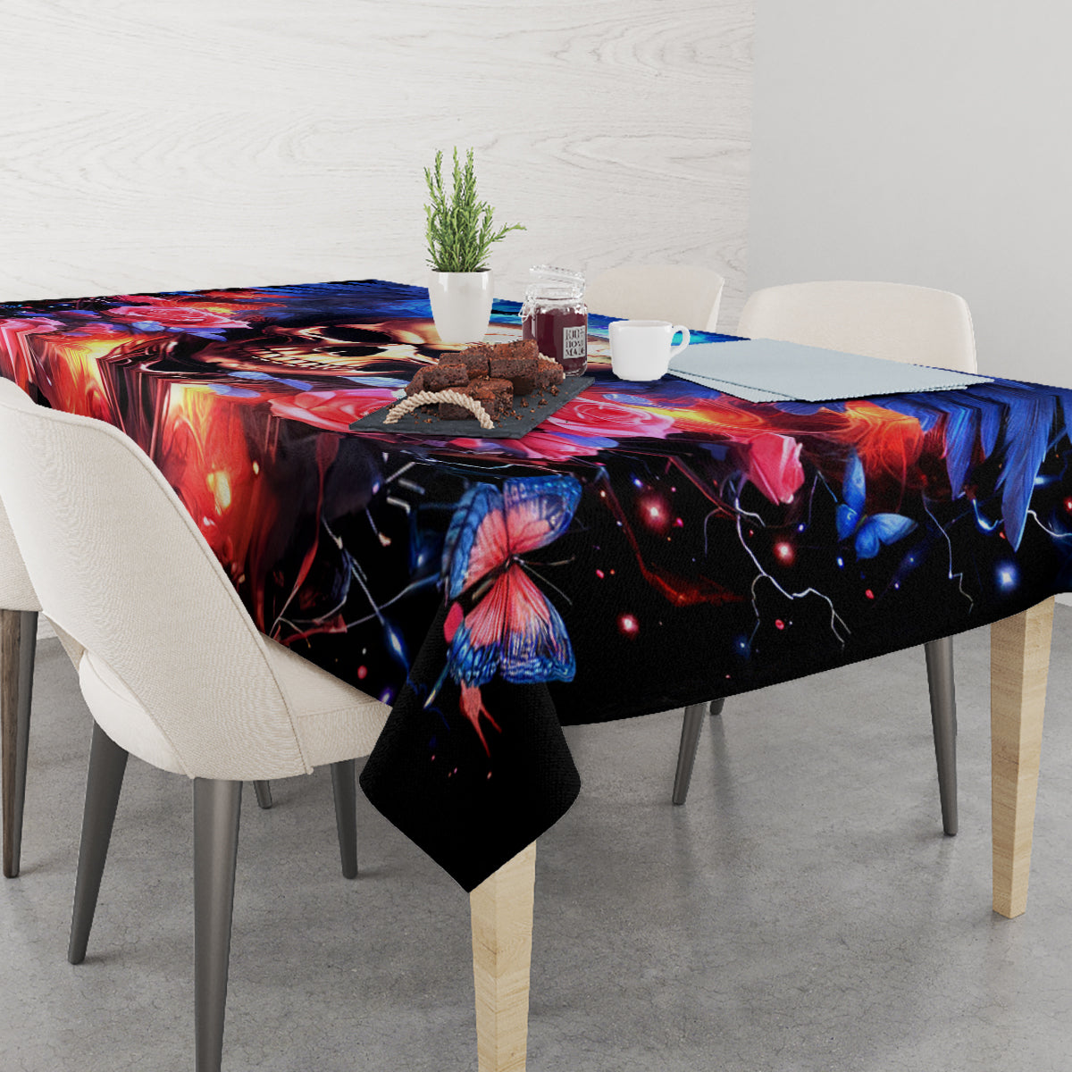 Fairy Skull Tablecloth Assuming I Was Like Most Girls Was Your First Mistake