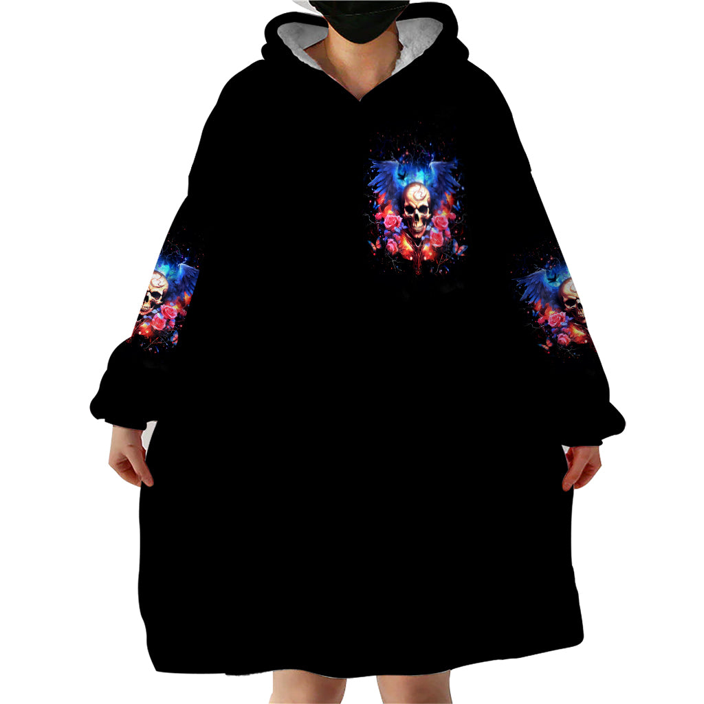 Fairy Skull Wearable Blanket Hoodie Assuming I Was Like Most Girls Was Your First Mistake