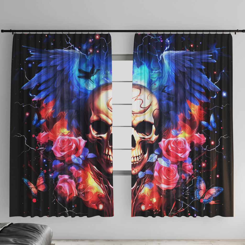 Fairy Skull Window Curtain Assuming I Was Like Most Girls Was Your First Mistake