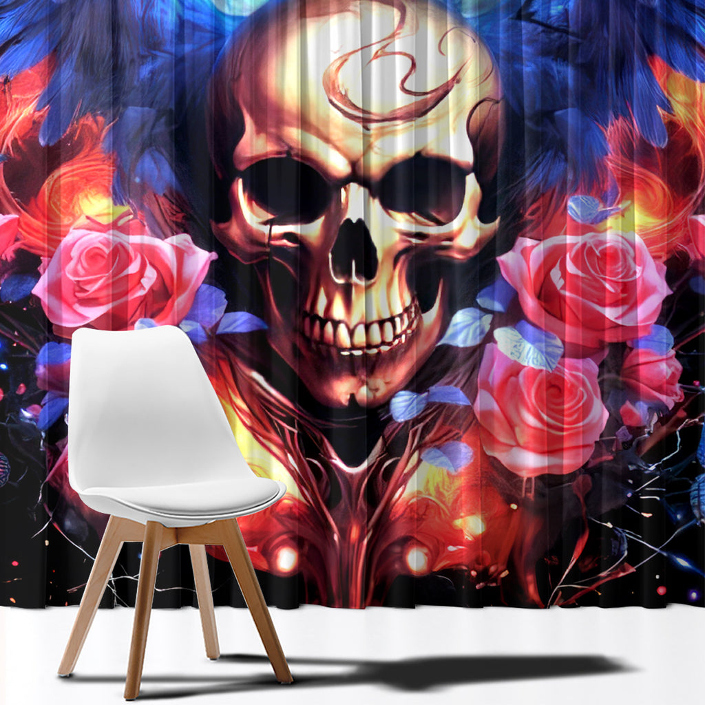 Fairy Skull Window Curtain Assuming I Was Like Most Girls Was Your First Mistake
