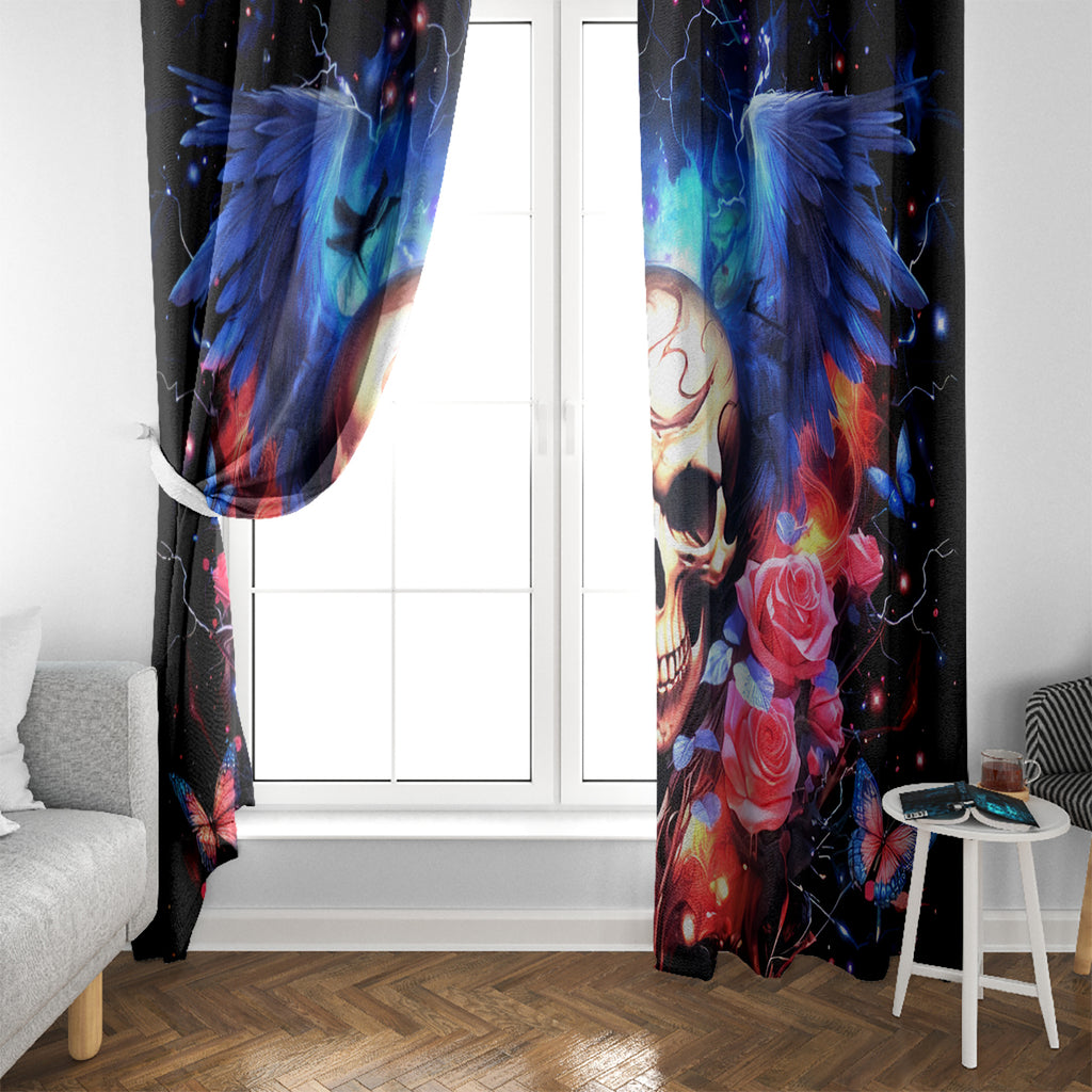 Fairy Skull Window Curtain Assuming I Was Like Most Girls Was Your First Mistake
