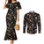 rock-and-roll-skull-pattern-design-couples-matching-mermaid-dress-and-long-sleeve-button-shirts