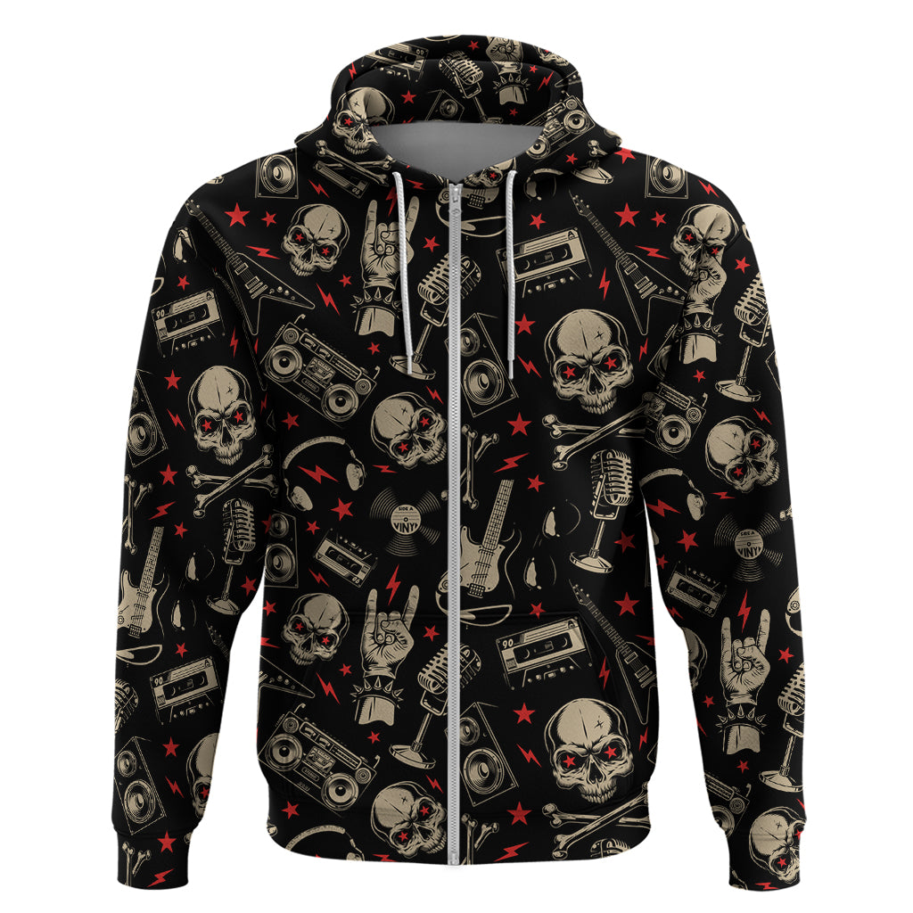 rock-and-roll-skull-pattern-design-hoodie