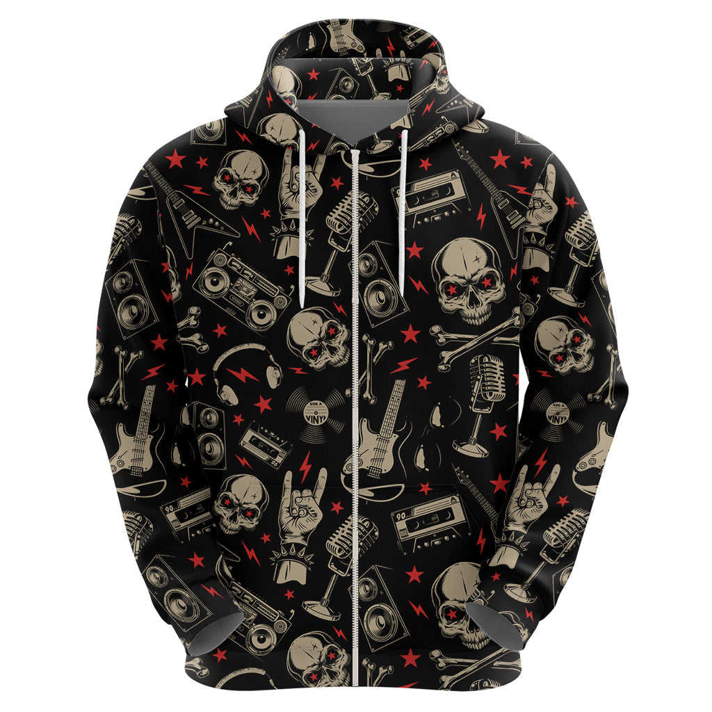 rock-and-roll-skull-pattern-design-hoodie