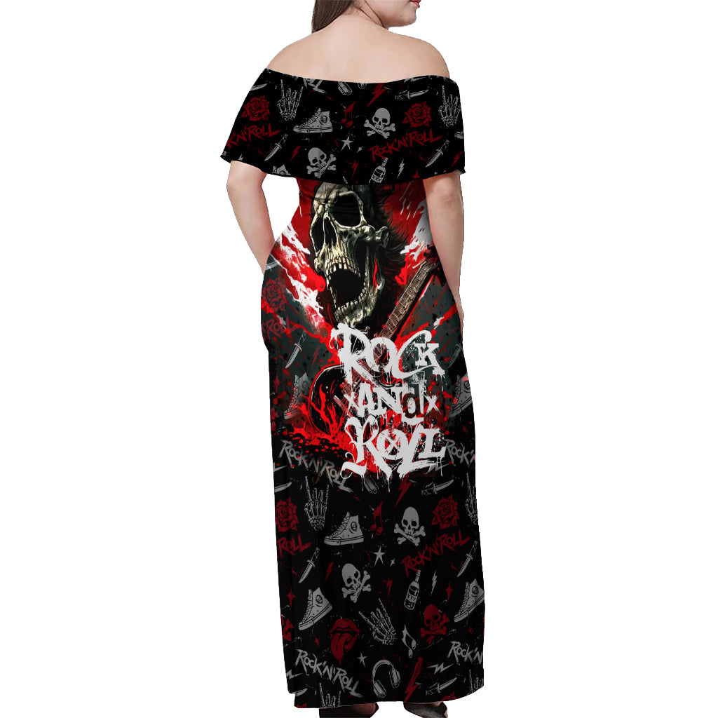 rock-and-roll-skull-forever-off-shoulder-maxi-dress