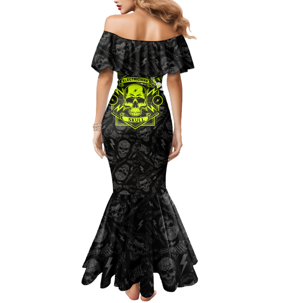 personalised-electricians-skull-mermaid-dress