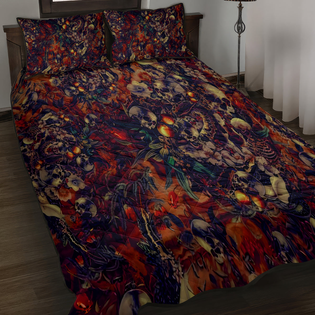 isabell-skull-art-quilt-bed-set