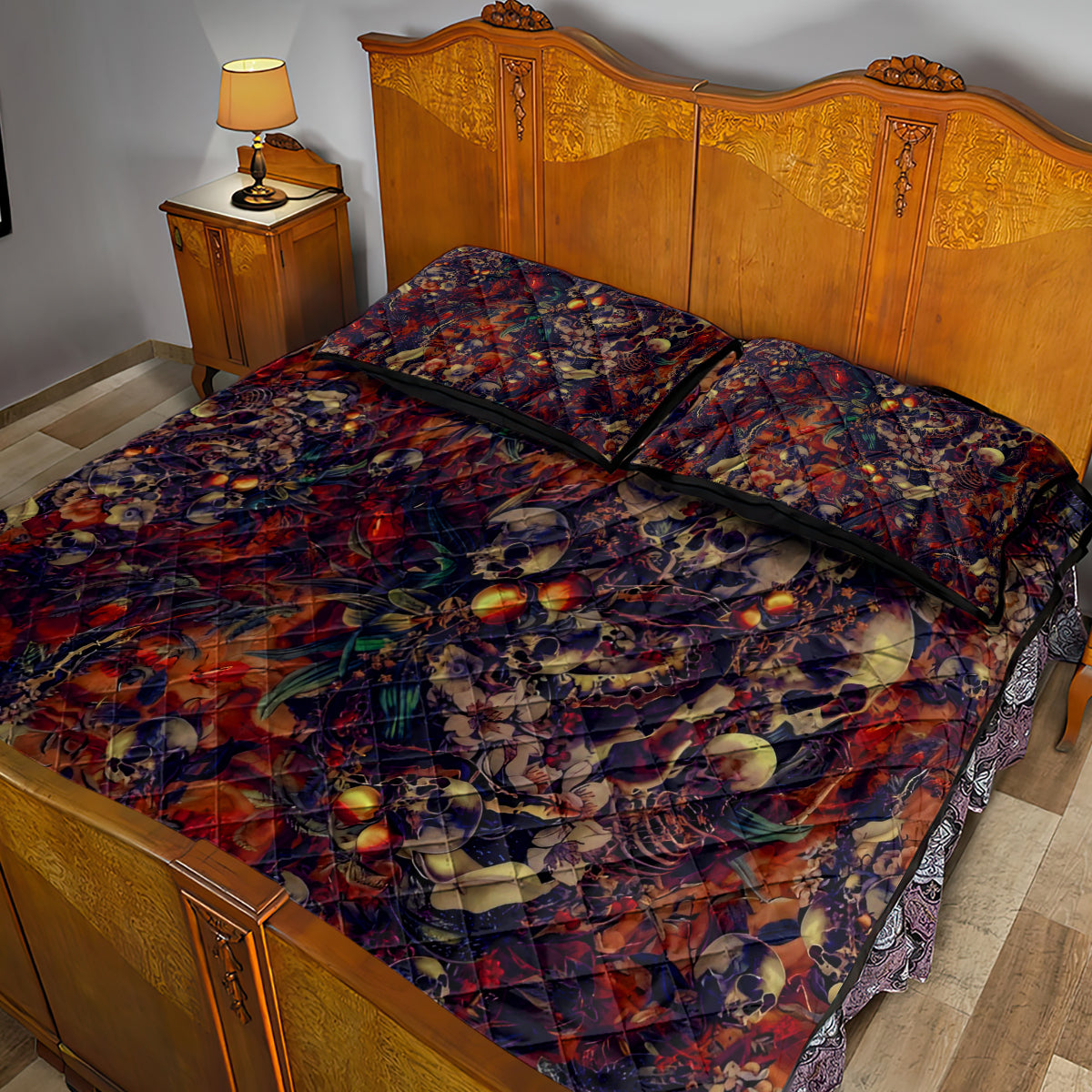 isabell-skull-art-quilt-bed-set