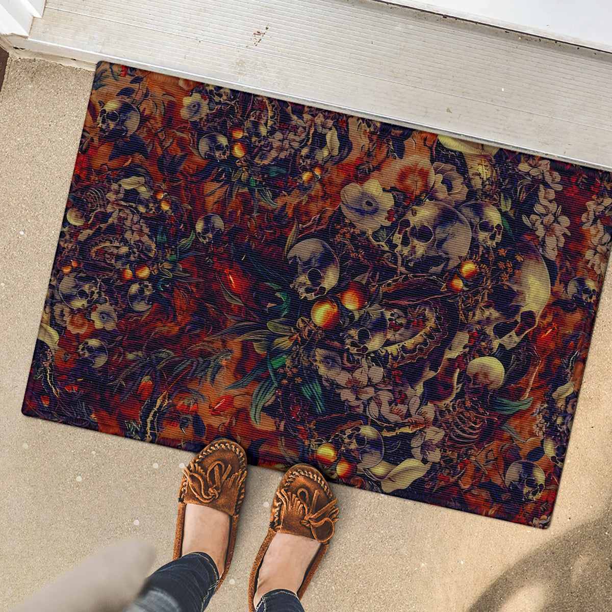 isabell-skull-art-rubber-doormat
