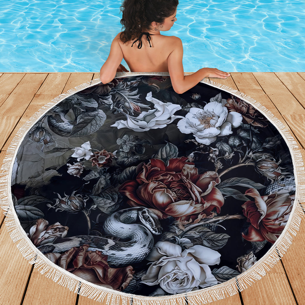 skulls-roses-and-white-snakes-beach-blanket