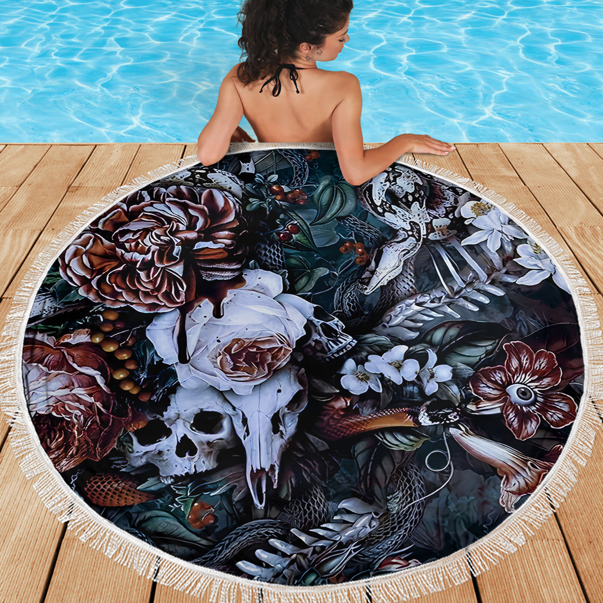 skulls-white-nightmare-beach-blanket