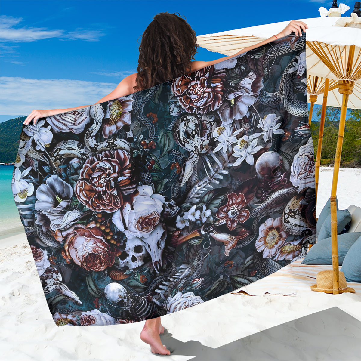 skulls-white-nightmare-sarong